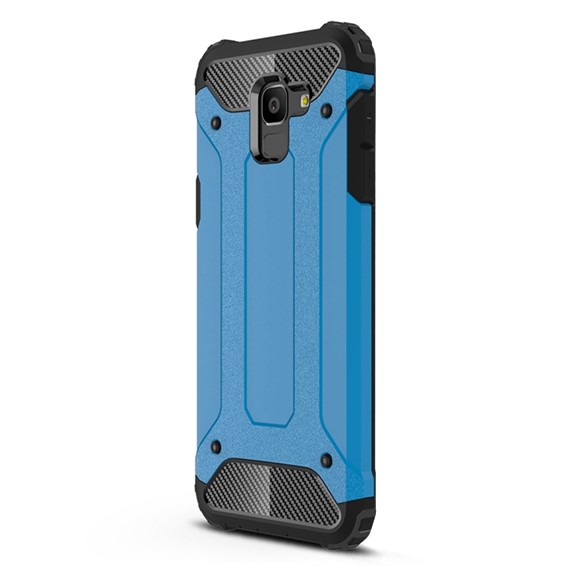 Microsonic Samsung Galaxy J6 Kılıf Rugged Armor Mavi 2