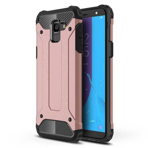 Microsonic Samsung Galaxy J6 Kılıf Rugged Armor Rose Gold 1