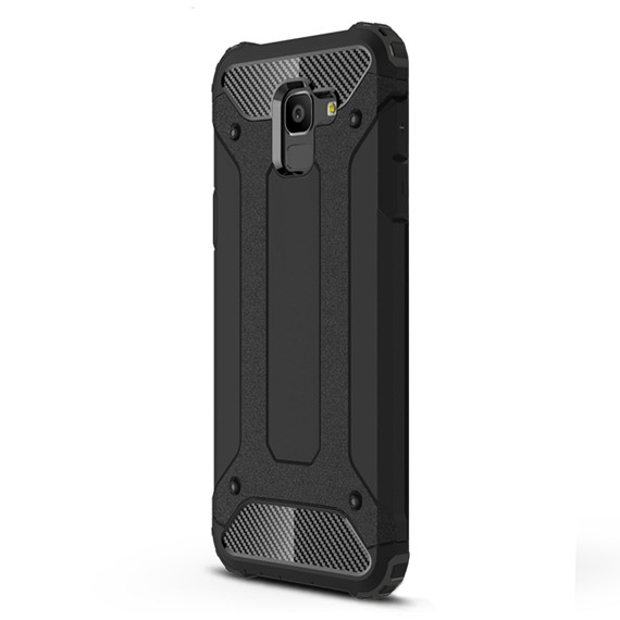 Microsonic Samsung Galaxy J6 Kılıf Rugged Armor Siyah 2