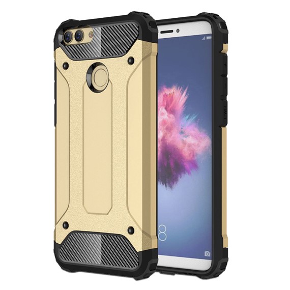 Microsonic Huawei P Smart Kılıf Rugged Armor Gold 1