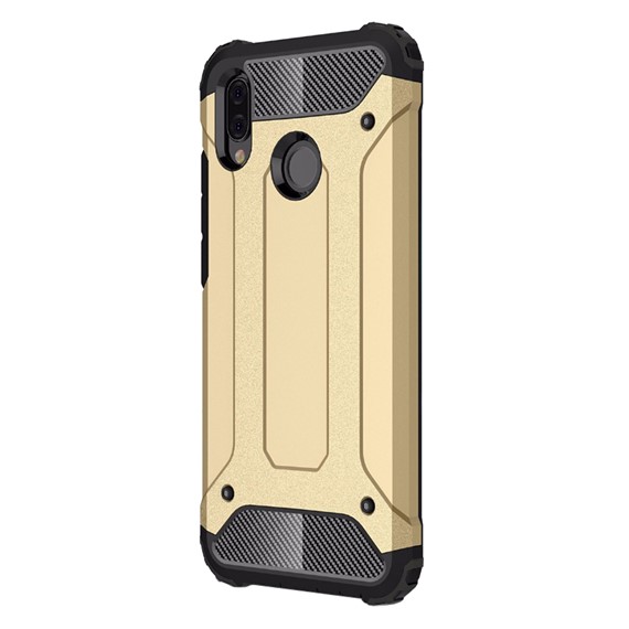 Microsonic Huawei P20 Lite Kılıf Rugged Armor Gold 2