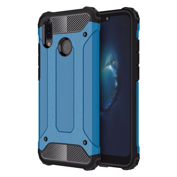 Microsonic Huawei P20 Lite Kılıf Rugged Armor Mavi 1