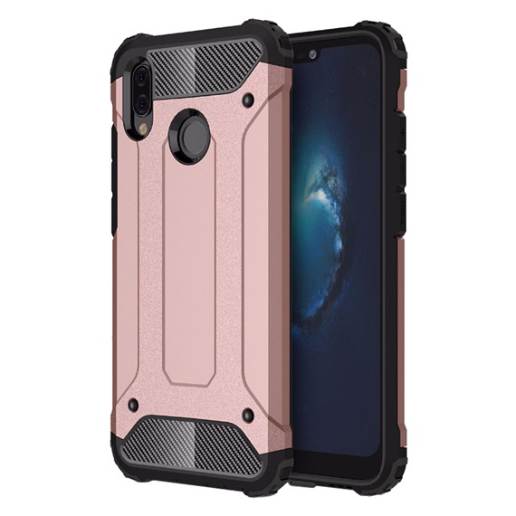 Microsonic Huawei P20 Lite Kılıf Rugged Armor Rose Gold 1