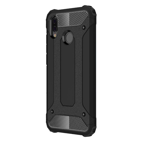 Microsonic Huawei P20 Lite Kılıf Rugged Armor Siyah 2