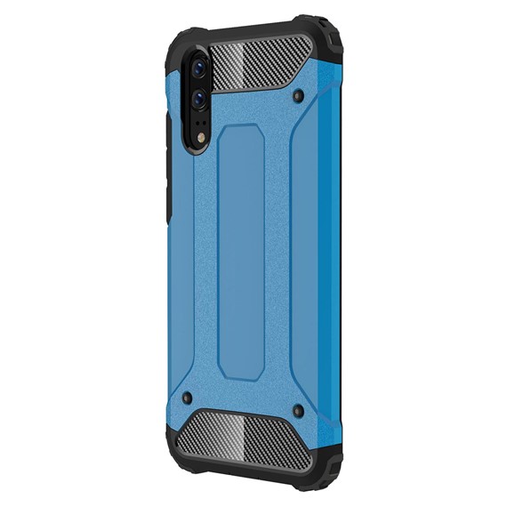 Microsonic Huawei P20 Kılıf Rugged Armor Mavi 2