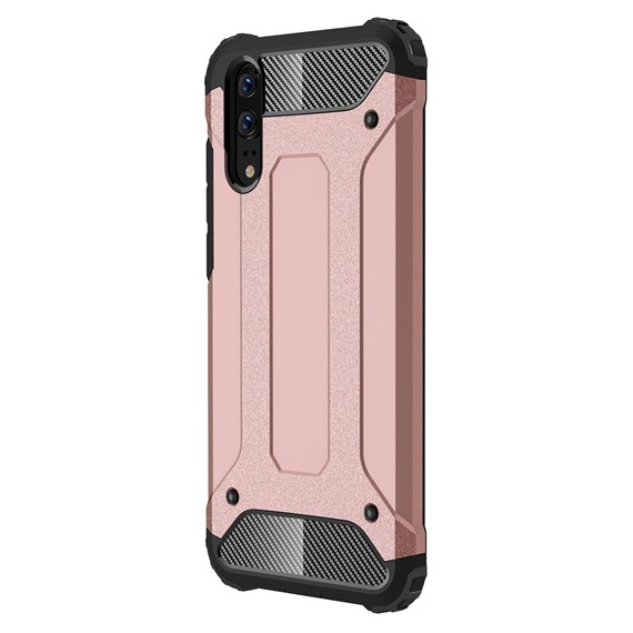 Microsonic Huawei P20 Kılıf Rugged Armor Rose Gold 2