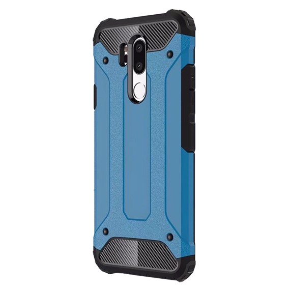 Microsonic LG G7 Kılıf Rugged Armor Mavi 2