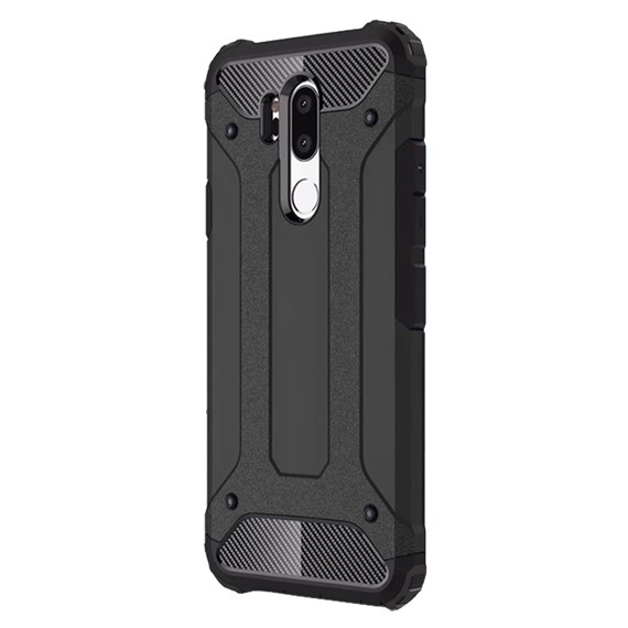 Microsonic LG G7 Kılıf Rugged Armor Siyah 2