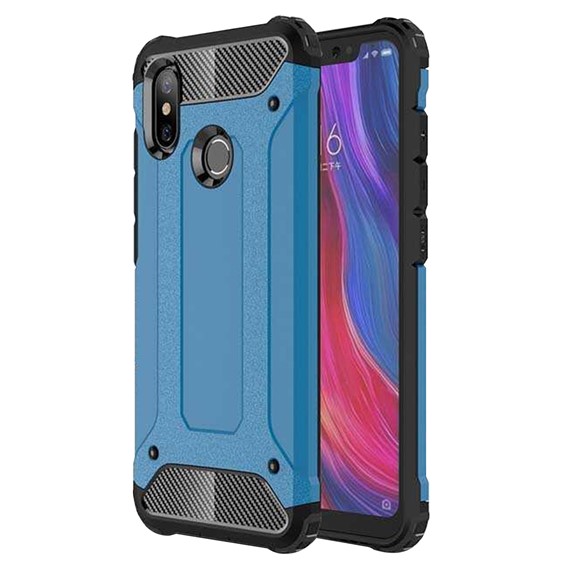 Microsonic Xiaomi Mi A2 Mi 6X Kılıf Rugged Armor Mavi 1