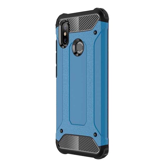 Microsonic Xiaomi Mi 8 SE Kılıf Rugged Armor Mavi 2