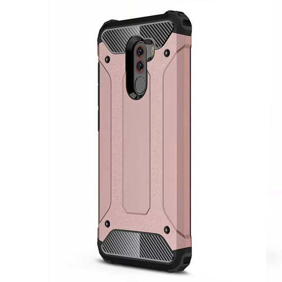 Microsonic Xiaomi Pocophone F1 Kılıf Rugged Armor Rose Gold 2