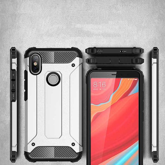 Microsonic Xiaomi Redmi S2 Kılıf Rugged Armor Rose Gold 4