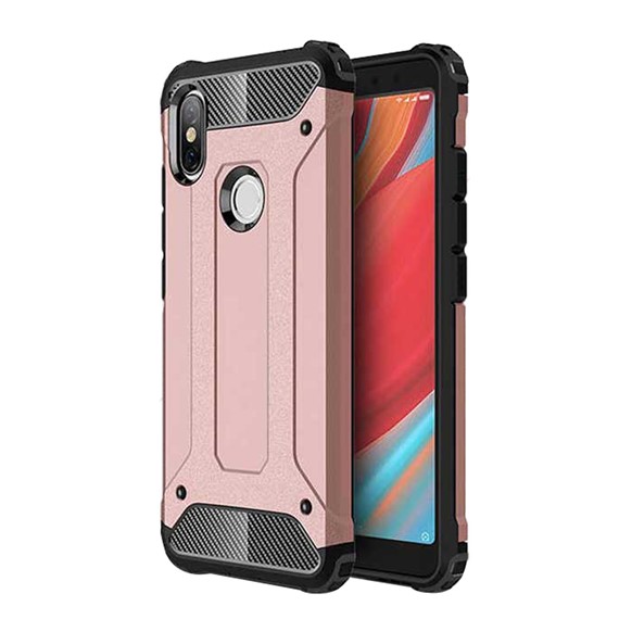 Microsonic Xiaomi Redmi S2 Kılıf Rugged Armor Rose Gold 1