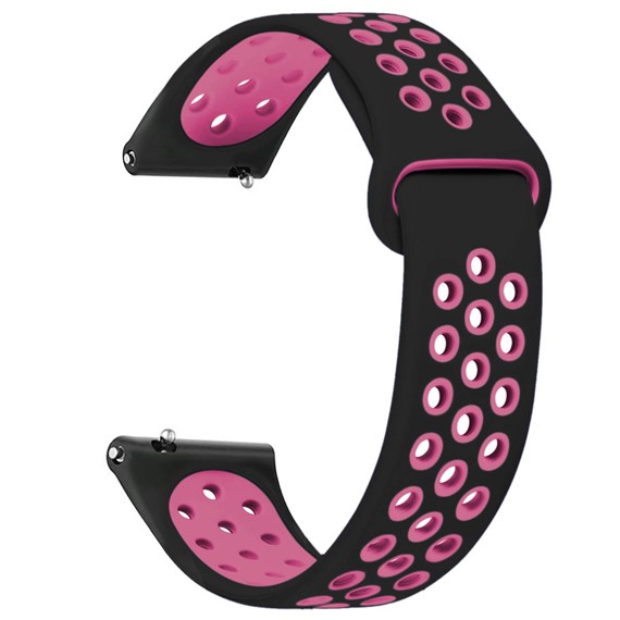 Microsonic Huawei Watch GT2 Pro Rainbow Gently Band Kordon Siyah Pembe 1