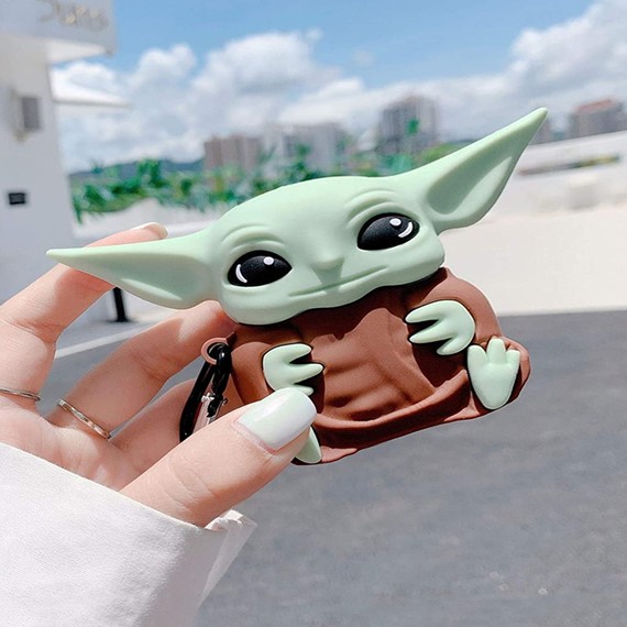 Microsonic Airpods 4 Nesil ANC Kılıf Cartoon Figürlü Silikon Crtn-Fgr-Bby-Yda 2