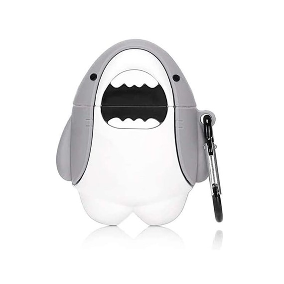 Microsonic AirPods 1 Nesil 2 Nesil Kılıf Cartoon Figürlü Silikon Crtn-Fgr-Kpkblk 1