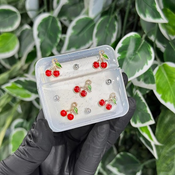 Microsonic AirPods 1 Nesil 2 Nesil Kılıf Figure Series PrettyCharm Cherry 2