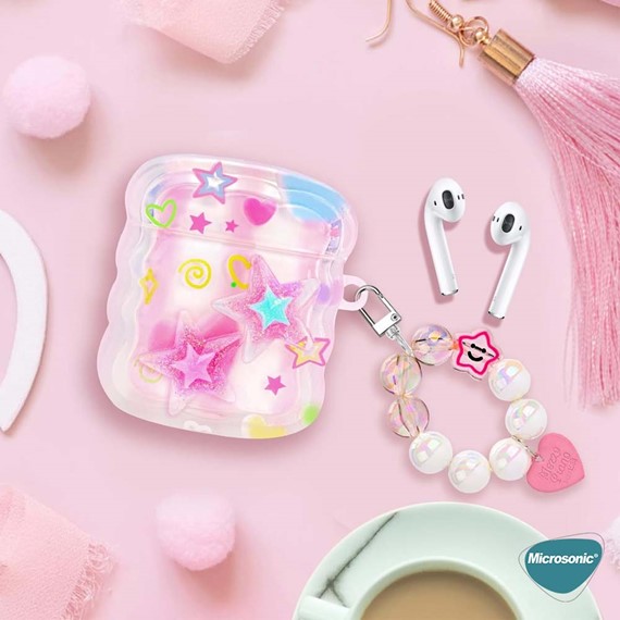 Microsonic AirPods Pro Kılıf Figure Series ShiningStar Pembe 3