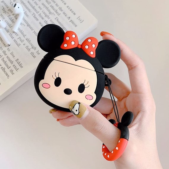 Microsonic Airpods 4 Nesil ANC Kılıf Cartoon Figürlü Silikon Crtn-Fgr-Mne-Mse 2