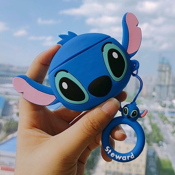 Microsonic Airpods 4 Nesil ANC Kılıf Cartoon Figürlü Silikon Crtn-Fgr-Stch-Mvi 2