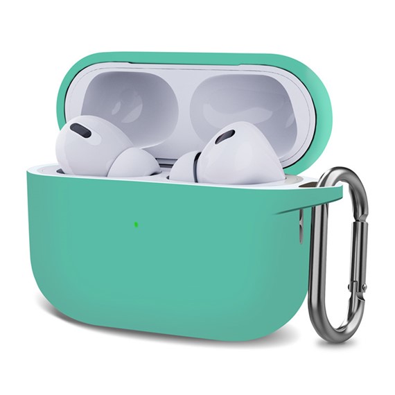 Microsonic AirPods Pro 2 Nesil Kılıf Askılı Mat Silikon Mint Yeşili 1