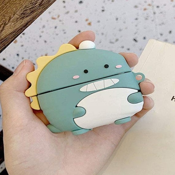 Microsonic AirPods Pro 2 Nesil Kılıf Cartoon Figürlü Silikon Crtn-Fgr-Dnzr-Ysl 2