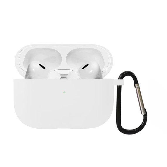 Microsonic AirPods Pro 2 Nesil Liquid Silicone Lansman Beyaz 1