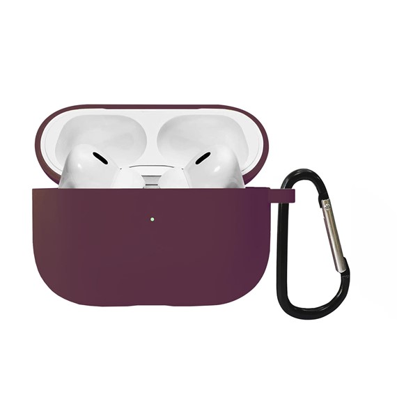 Microsonic AirPods Pro 2 Nesil Liquid Silicone Lansman Bordo 1