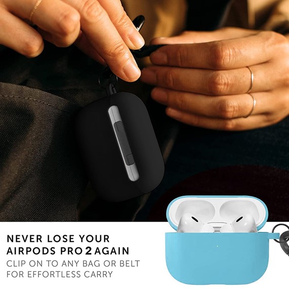 Microsonic AirPods Pro 2 Nesil Liquid Silicone Lansman Kırmızı 5