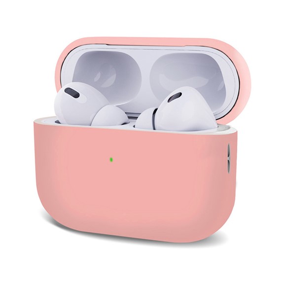 Microsonic AirPods Pro 2 Nesil Kılıf Mat Silikon Pembe 1