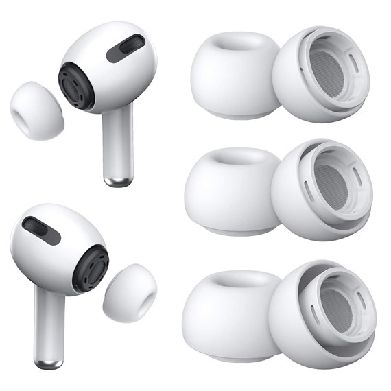 Microsonic AirPods Pro 2 Nesil için Kulaklık Uçları - 6 set XS S L 1