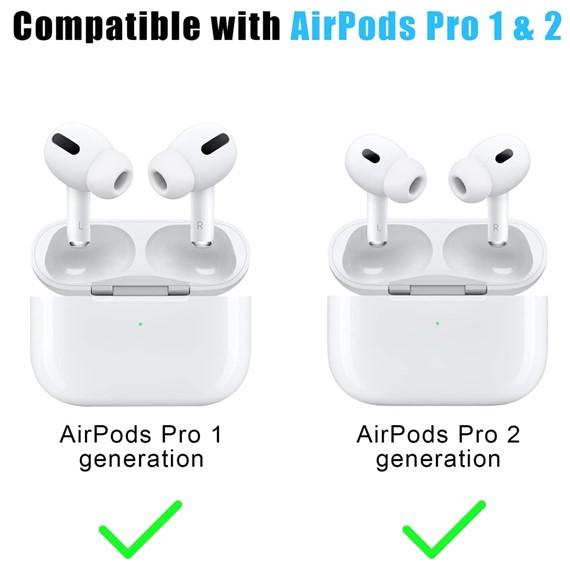 Microsonic AirPods Pro 2 Nesil için Kulaklık Uçları - 6 set XS S L 2