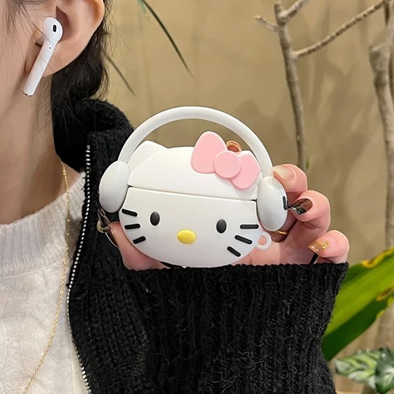 Microsonic AirPods Pro 3 Kılıf Cartoon Figürlü Silikon Crtn-Fgr-Hl-Kty 2