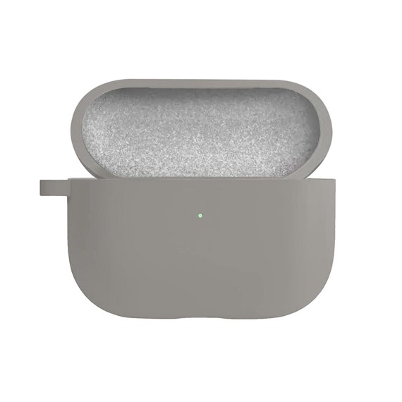 Microsonic AirPods Pro 3 Liquid Silicone Lansman Gri 2