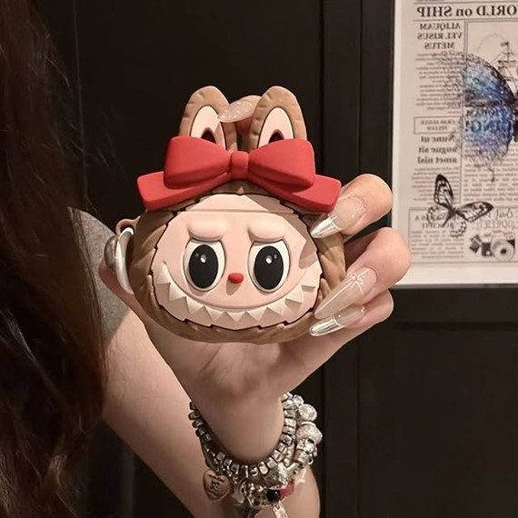 Microsonic Airpods 4 Nesil ANC Kılıf Cartoon Figürlü Silikon Crtn-Fgr-Lbu 2