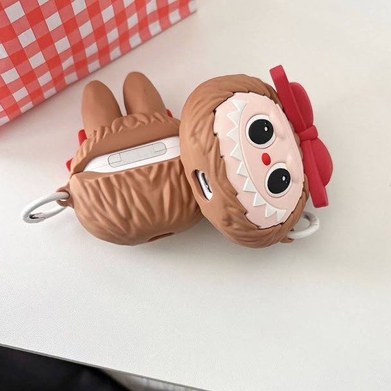 Microsonic Airpods 4 Nesil ANC Kılıf Cartoon Figürlü Silikon Crtn-Fgr-Lbu 3