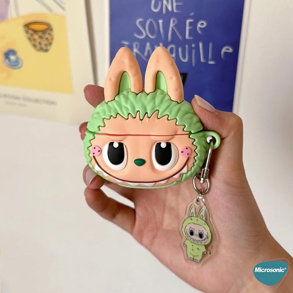 Microsonic Airpods 4 Nesil ANC Kılıf Cartoon Figürlü Silikon Crtn-Fgr-Lbu-Ysl 2
