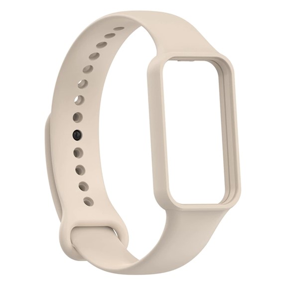 Microsonic Amazfit Band 7 Silikon Kordon Bej 1