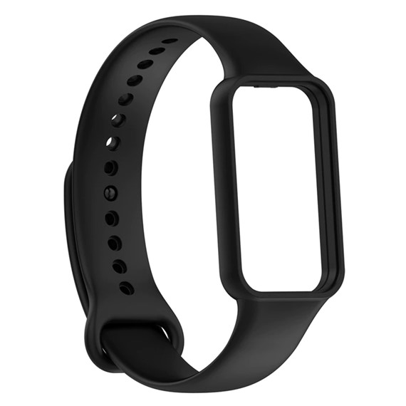 Microsonic Amazfit Band 7 Silikon Kordon Siyah 1