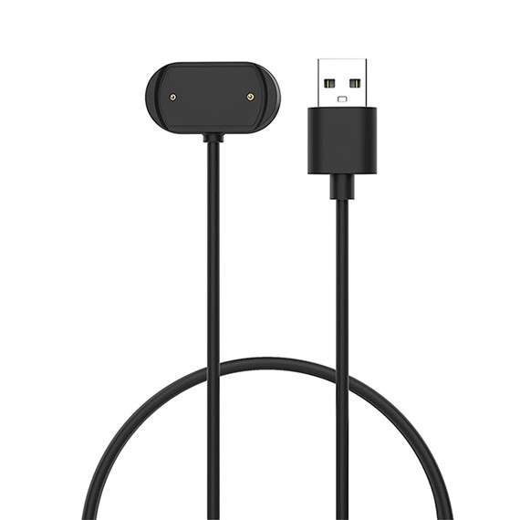 Microsonic Amazfit Bip 3 Pro Manyetik USB Şarj Kablosu Siyah 1