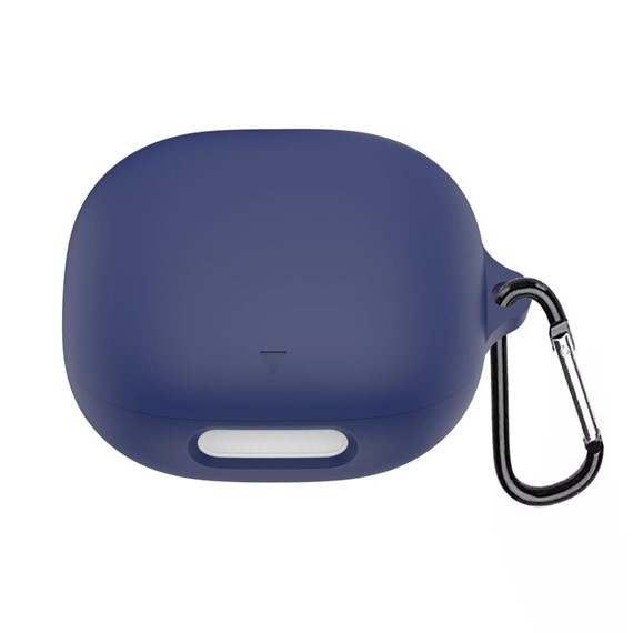 Microsonic Anker Soundcore Liberty 4 Pro Kılıf Askılı Mat Silikon Lacivert 1