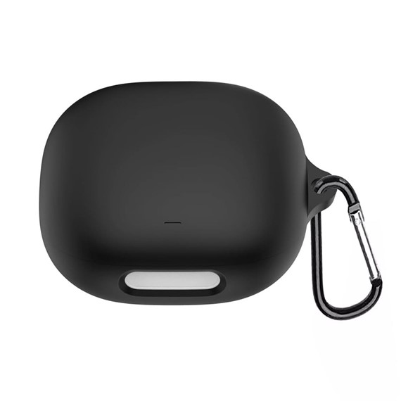 Microsonic Anker Soundcore Liberty 4 Pro Kılıf Askılı Mat Silikon Siyah 1