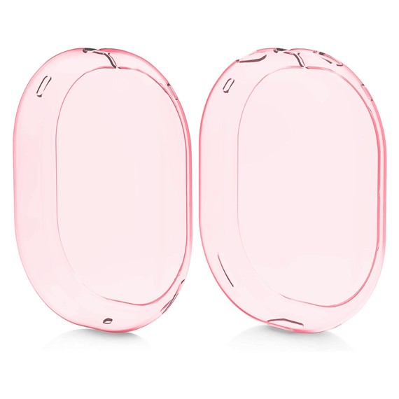 Microsonic Apple AirPods Max Kılıf Crystal Clear TPU Cover Pembe 1