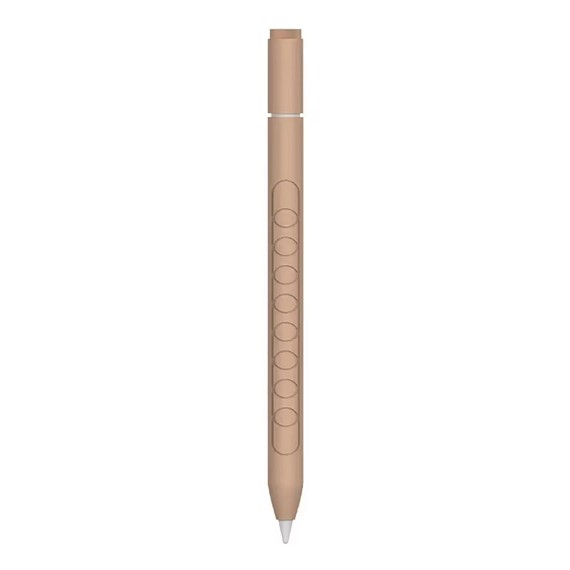 Microsonic Apple Pencil Pro Kılıf Mat Silikon Kahverengi 1
