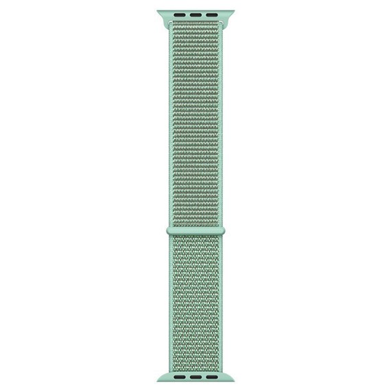 Microsonic Apple Watch Series 4 40mm Hasırlı Kordon Woven Marine Green 1