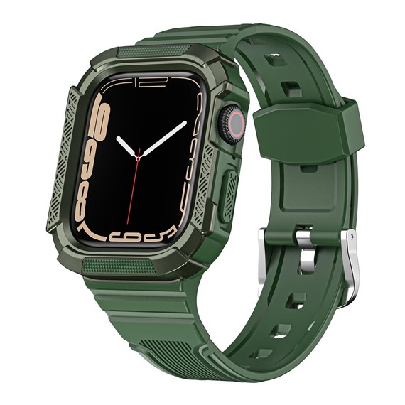 Microsonic Apple Watch 8 45mm Kordon Dual Apex Resist Yeşil 1