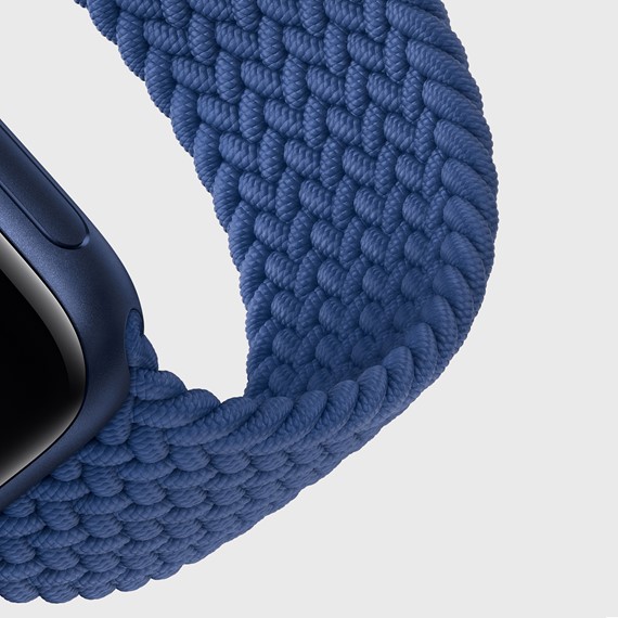 Microsonic Apple Watch Series 4 40mm Kordon Medium Size 147mm Knitted Fabric Single Loop Kırmızı 5