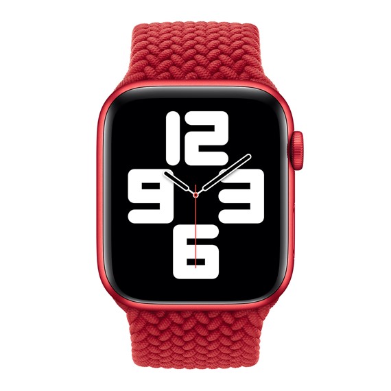 Microsonic Apple Watch Series 3 38mm Kordon Small Size 127mm Knitted Fabric Single Loop Açık Yeşil 4
