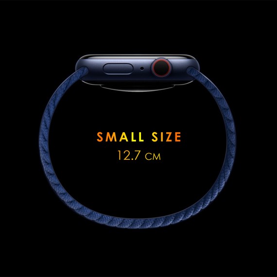 Microsonic Apple Watch Series 10 46mm Kordon Small Size 127mm Knitted Fabric Single Loop Multi Color 2