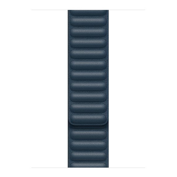 Microsonic Apple Watch SE 2022 44mm Kordon Leather Link Band Lacivert 1